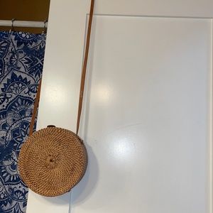 Crossbody Circle bag bought from a local vendor